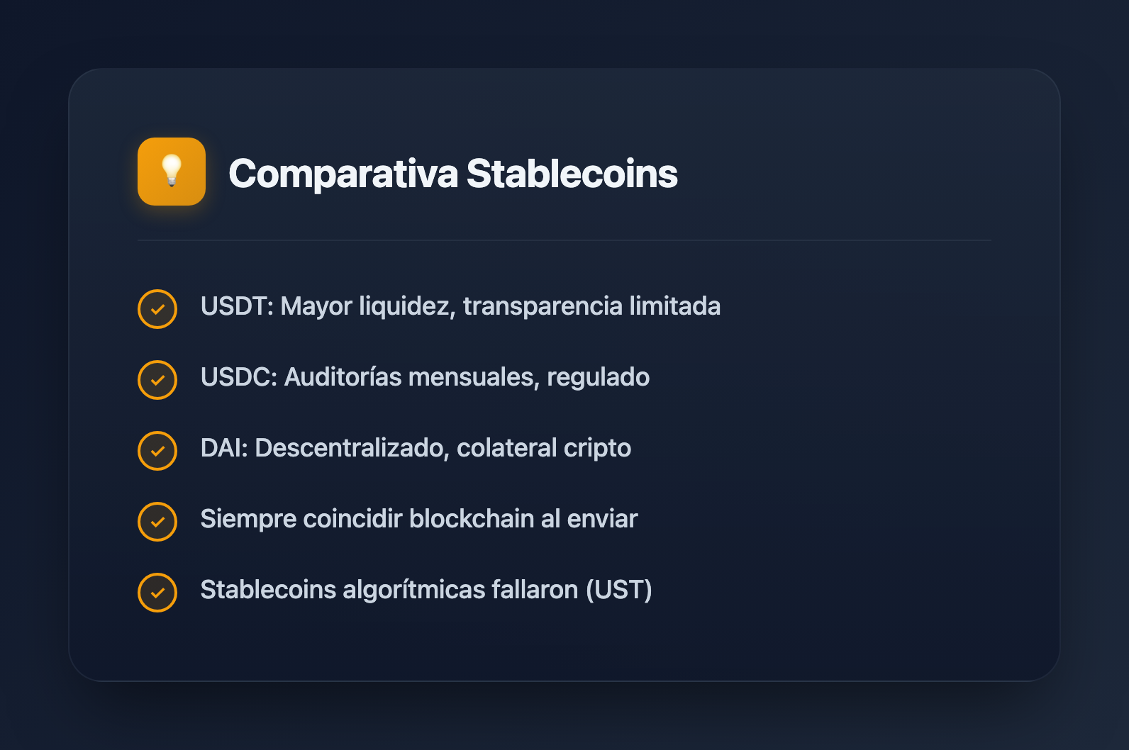 USDT vs USDC vs DAI: Comparativa de Stablecoins para Traders - Key Takeaways