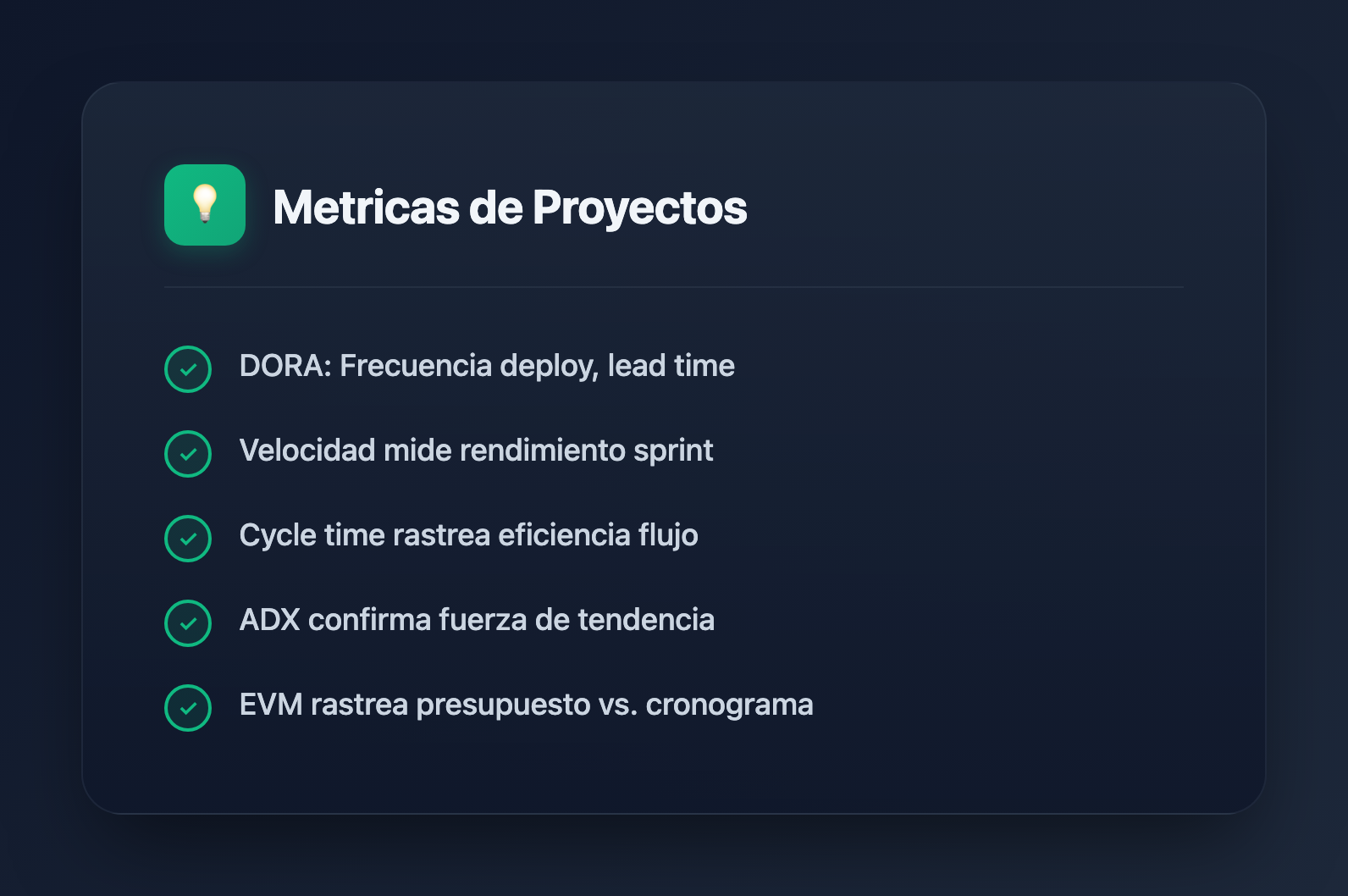 Preguntas de Entrevista sobre Metricas DevOps, Agile y Scrum: DORA, Velocidad y EVM (2026)