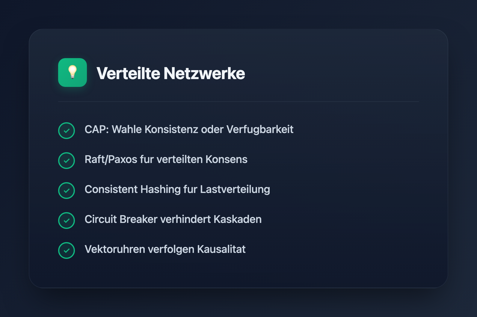 Interview-Fragen zu Verteilten Netzwerken: CAP, Konsens und Systemdesign (2026)