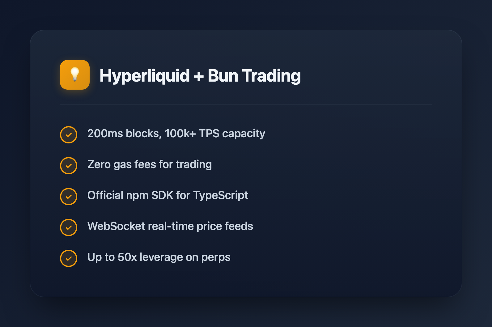 Building Hyperliquid Trading Bots with Bun: Complete SDK Guide (2026)