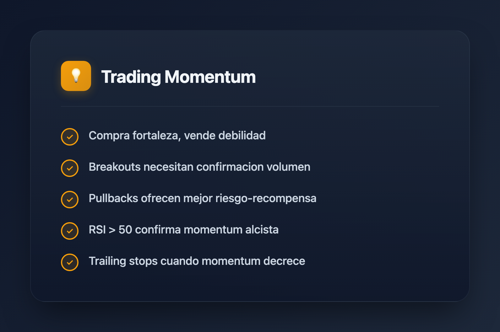 Estrategias de Trading Momentum: Configuraciones de Entrada y Ejemplos Reales (2026)