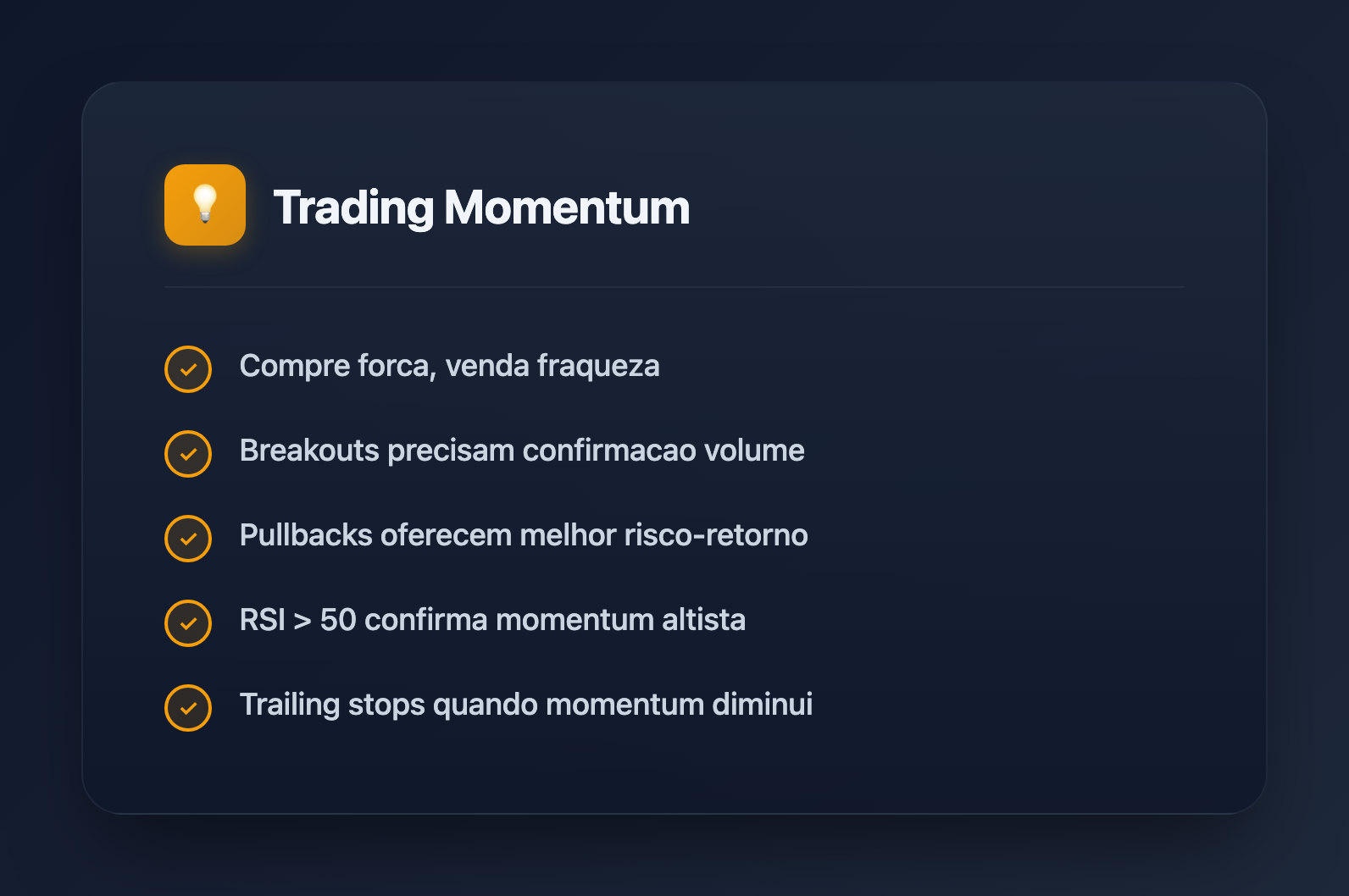Estrategias de Trading Momentum: Setups de Entrada e Exemplos Reais (2026)