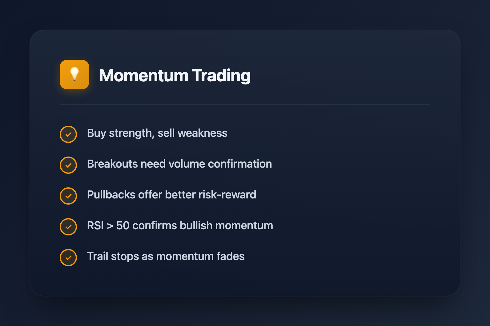 Momentum Trading Strategies: Entry Setups and Real Trade Examples (2026) - Key Takeaways