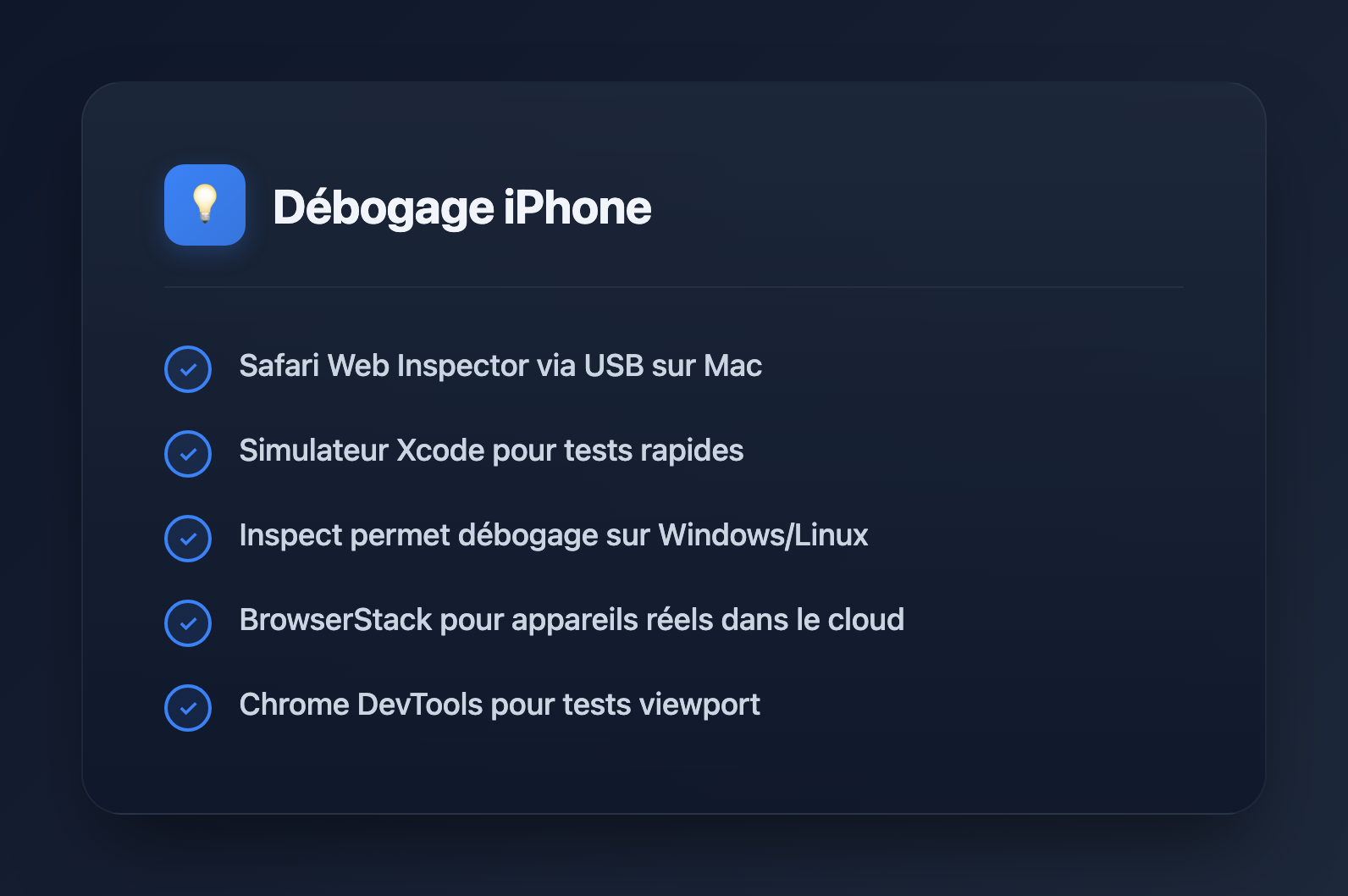 7 Outils Essentiels pour Deboguer les Sites Web Responsifs sur iPhone en 2026 - Key Takeaways