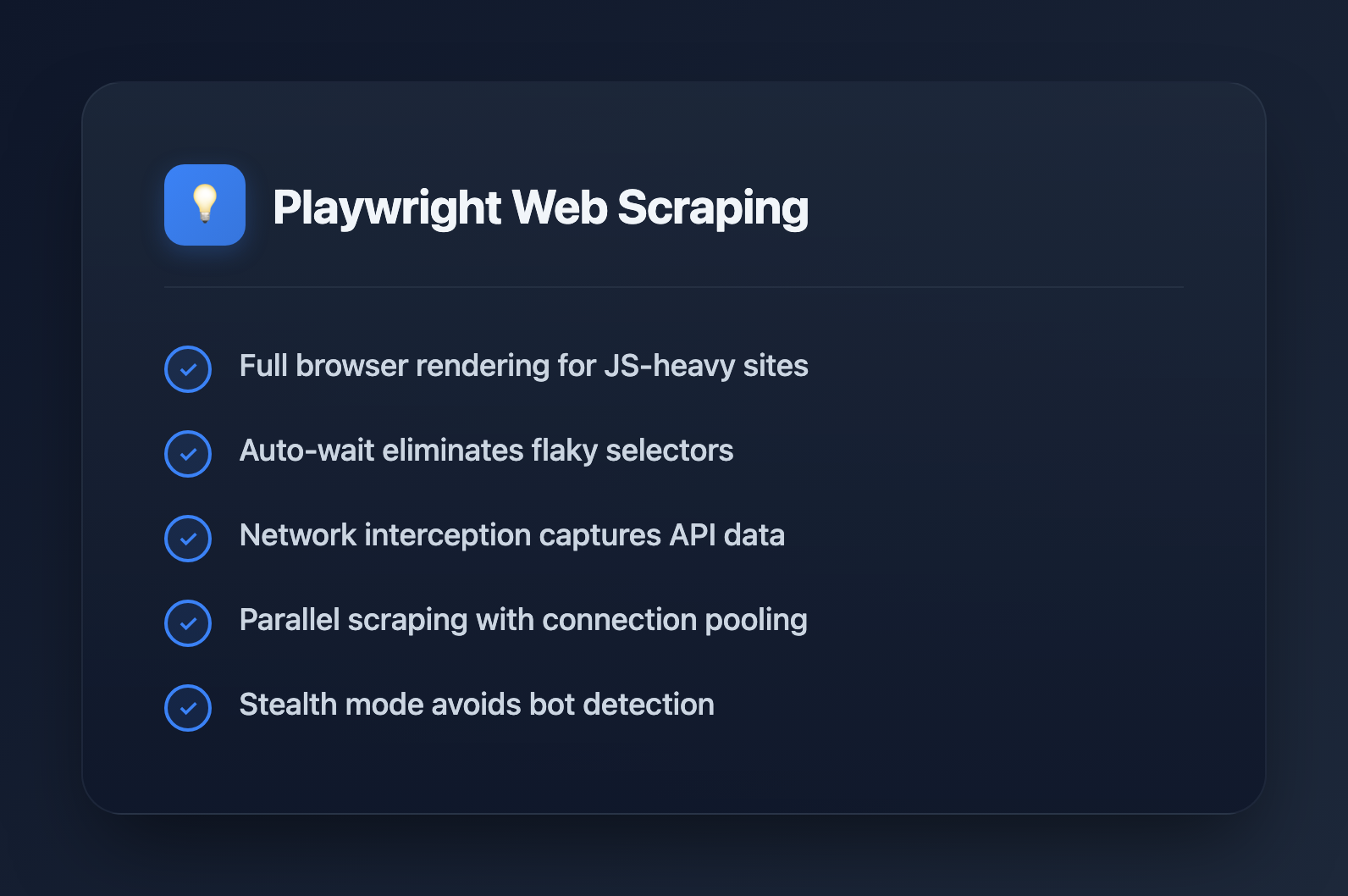 Web Scraping with Playwright: Building Reusable Scripts (2026) - Key Takeaways